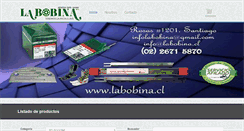 Desktop Screenshot of labobina.cl